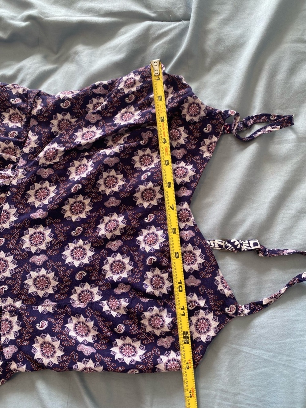 Garage Purple Floral Boho Sundress | Festival Summer Dress | Size Small - Picture 9 of 9